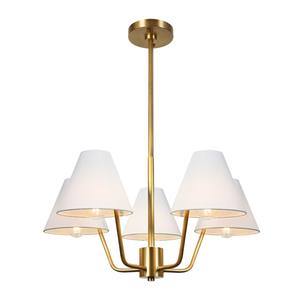 Lámpara de Techo LED Colgante de Diseño Nórdico Minimalista en Hierro y Cobre, Lámpara de Techo Redonda de Latón, Lámparas de Araña y Colgantes - Product Image 4