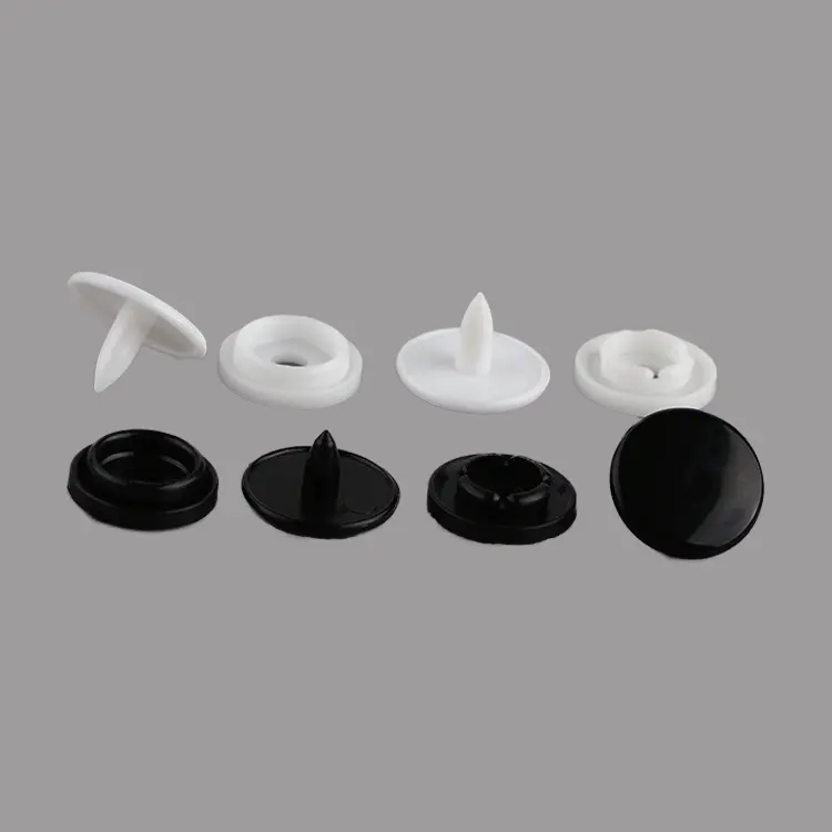 High Quality Eco-friendly 10mm PP POM Plastic Snap Button for PVC Bags