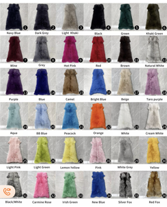 RX pellicce di <span class=keywords><strong>alta</strong></span> qualità <span class=keywords><strong>moda</strong></span> Outdoor da donna in vera pelle calda grande collo di pelliccia giacca di vera pelle con pelliccia di volpe - Product Image 6