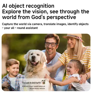 Nuovi Arrivi Occhiali Smart Bluetooth con Fotocamere <span class=keywords><strong>AR</strong></span> Traduzione AI Chiamate ENC Musica Video 32 Megapixel Uomo Donna - Product Image 3