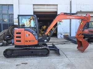 รถขุดขนาดเล็ก Hitachi ZX55USR-5A 5.5 ตัน ผลิตในญี่ปุ่น มือสอง พร้อมเครื่องยนต์ Isuzu กำลังขุดสูง - Product Image 4