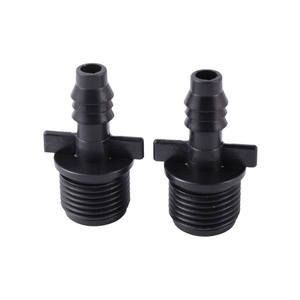 Conectores rápidos de lengüeta de rosca macho de 1/2 pulgadas a 8mm, accesorios de tubería de manguera, accesorios de microirrigación - Product Image 3