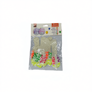 Happy Birthday Balloons 5 Inch Pack Of 12 Party Decorations - Product Image 2