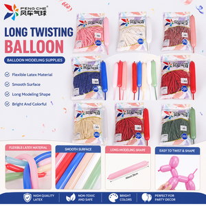 Ballons de modelage en latex, ballons longs à modeler, décoration de fête d'<span class=keywords><strong>anniversaire</strong></span>, <span class=keywords><strong>kit</strong></span> créatif de ballons pour animaux et fleurs, art du ballon DIY - Product Image 5