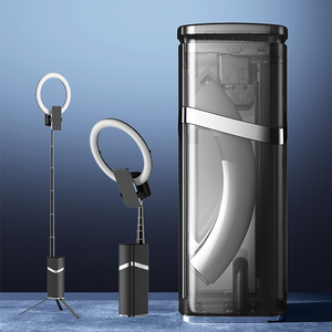 CYKE Trípode Portátil de 10 Pulgadas (26 cm) Plegable con Luz LED Bluetooth y Temporizador, Versión Enchufable YY-1 para Tiktok - Product Image 1