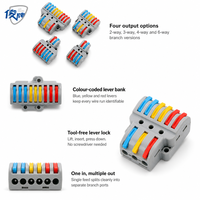 Connecteur de câblage rapide DIY GO pour fils de cuivre, bornier compact en ABS pour câbles électriques 450V IP65, alimentation domestique