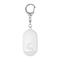 Dispositif personnel de sécurité intelligent rechargeable avec bouton SOS, sirène d'alarme panique, GPS de navigation et porte-clés pour femmes et jeunes filles
