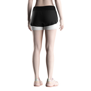 Shorts Deportivos para Mujer, Ajuste Cómodo, Forro de Soporte, Dobladillo Redondo, Ideales para Correr en Cinta de Correr - Product Image 6