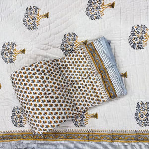 Dernier modèle de couette en coton biologique Jaipuri Style 100% Pure Made in India Produit doux et confortable - Product Image 1