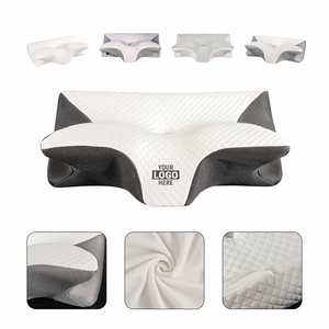 <b>Memory</b> Cotton Butterfly Shaped Pillow Promotional <b>Gifts</b> Slow Rebound Cow Horn Pillow Cervical Pillow - Product Image 2