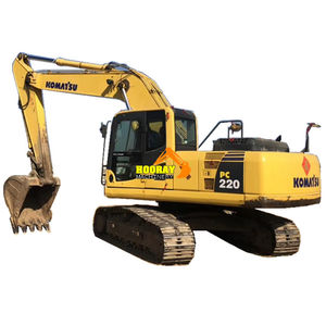 Mini-pelleteuse PC220-7 Komatsu d'occasion en bon état, machine japonaise originale à chenilles liquides, vendue en Chine - Product Image 6