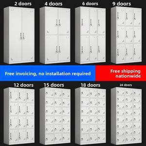 Armadietto in Acciaio per Dipendenti con Serratura, <span class=keywords><strong>a</strong></span> Quattro/Sei Ante, Armadio per Scarpe da Fabbrica, Design Moderno e Semplice per Ufficio - Product Image 4