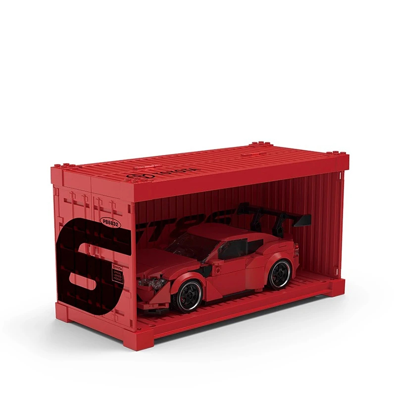 Грузовики Контейнеровозы PB8832 GT86, спортивный автомобиль, скоростной игрушечный чемпион, строительный блок, кирпичный контейнер, коробка, рождественский подарок