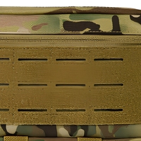 Sac banane tactique Molle unisexe imperméable avec logo personnalisé, pochette utilitaire en nylon pour ceinture, organiseur de premiers secours, équipement de sport extérieur à fermeture éclair