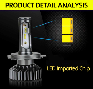 POPNOW P8 Accessori per Illuminazione Auto Lampadine <span class=keywords><strong>LED</strong></span> <span class=keywords><strong>H1</strong></span> H3 H4 H7 H11 880 881 9005 9006 Fari <span class=keywords><strong>a</strong></span> <span class=keywords><strong>LED</strong></span> - Product Image 3