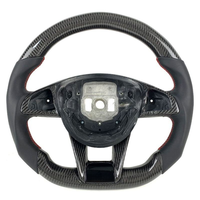 Volant en fibre de carbone personnalisé pour Mercedes Benz AMG GLC GLE450 A45 C43 C63 C450 S63 E63 W205 W213 W222 A250 Pièces automobiles