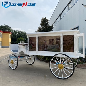 Cercueil funéraire à chevaux de haute qualité, directement de l'usine, cercueil funéraire antique, transport spécial - Product Image 5