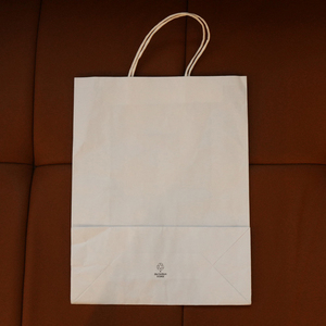 ถุงกระดาษเคลือบสีขาวพร้อมปั๊มโลโก้แบบนูน/แบบจม ปกแข็ง - Product Image 3