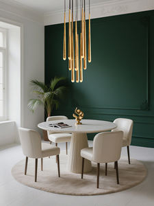 Lampe d'éclairage minimaliste, lampe de salle à manger, projecteur moderne, lustre de plafond long pour la maison, lustre linéaire Aquitaine - Product Image 2