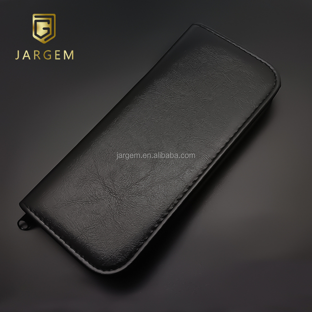 PU Leather Case Hair Scissors Pouch Support Custom Logo Bags Wholesale Barber Tools Box for 2PCS