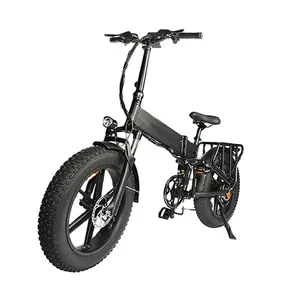 โช้คหน้าหลังจักรยานไฟฟ้า,แบตเตอรี่ลิเธียม48V 10AH จักรยานไฟฟ้า20 Ebike คันเหยียบ45Kmph ขนาด20นิ้ว