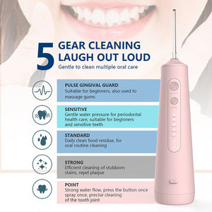 <span class=keywords><strong>Irrigador</strong></span> Bucal Portátil de Viaje de 180 ml, Hilo Dental de Agua, Resistente al Agua IPX7, Recargable por USB-C, Eléctrico, para Limpieza Dental e Higiene Bucal - Product Image 6