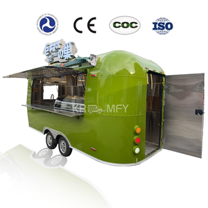Carritos Populares: Remolque Móvil de Cocina para Caballos, Camión de Comida con Ventana de Servicio Comercial para Té de Burbujas - Product Image 4