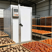 Déshydrateur Commercial Grande Capacité pour Fruits, Légumes, Piments et Gingembre avec Plateaux en Acier Inoxydable et Four de Séchage à Pompe à Chaleur