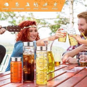 Bouteille de sport en Tritan anti-fuite de 350 ml et 500 ml pour jus, eau, nutrition et protéines - Product Image 6