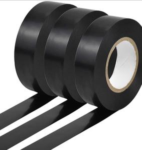 Ruban adhésif isolant en PVC noir imperméable à l'eau, haute tension, 0,13 mm * 17 mm * 15 m, certifié CE RoHS - Product Image 1
