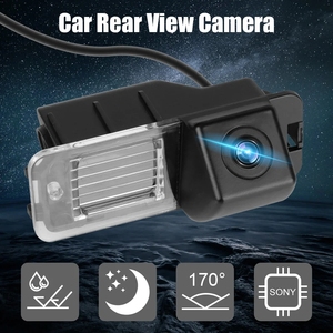 12V telecamera posteriore auto PDC Parktronic retromarcia visione notturna accessori angolo 170 per VW POLO Golf 4 Passat <span class=keywords><strong>B7</strong></span> CC <span class=keywords><strong>Volkswagen</strong></span> - Product Image 2