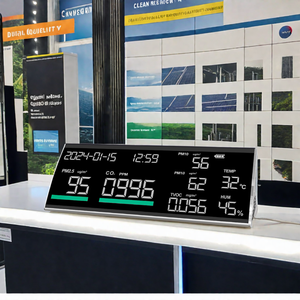Detector de calidad del aire nueve en uno CO2 formaldehído gas volátil PM2.5 PM10 PM1.0 probador para uso en máquinas - Product Image 3