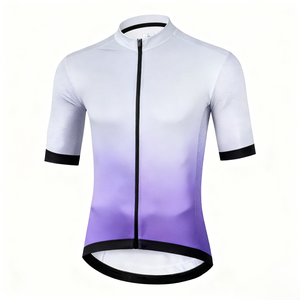 Maillot de cyclisme unisexe de qualité supérieure, dégradé, personnalisé, respirant, vêtements de cyclisme, vêtements de sport, entraînement à vélo - Product Image 2