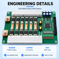 Carte BMS intelligente à équilibrage actif 24S 72V 200A - Carte de circuit imprimé multicouche, assemblage personnalisé, service de contrôle d'impédance ENIG