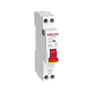 DELIXI RCBO 1P + N DZ47sPLES Ligne de <span class=keywords><strong>Phase</strong></span> 6-40A + Disjoncteur de courant résiduel de <span class=keywords><strong>terre</strong></span> de ligne <span class=keywords><strong>neutre</strong></span> - Product Image 1