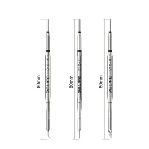 RELIFE 210 Ensemble <span class=keywords><strong>de</strong></span> pointes <span class=keywords><strong>de</strong></span> <span class=keywords><strong>fer</strong></span> à <span class=keywords><strong>souder</strong></span> à pointe incurvée avec chauffage rapide et longue durée <span class=keywords><strong>de</strong></span> vie, adapté à la réparation <span class=keywords><strong>de</strong></span> téléphones portables - Product Image 3