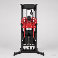 Mesin Latihan Fungsional Multi Flight Lateral Raise Komersial dengan Beban Pin, Dual Arm Trainer untuk Latihan Bahu & Dada, Peralatan Gym
