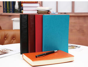 สมุดบันทึก A5หนัง PU แบบกำหนดเองสมุดวางแผนวาระสมุดโน้ตหนาแบบวินเทจโลโก้ได้ตามต้องการ - Product Image 2