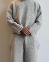 Ensemble de chandails personnalisés pour hommes, ensemble de chandails unisexe grande taille pour femmes, ensemble de chandails et de pantalons en tricot