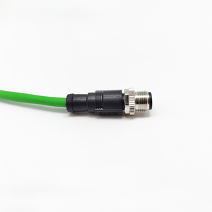 Cable Ethernet Industrial <span class=keywords><strong>M12</strong></span> a <span class=keywords><strong>RJ45</strong></span> de 20 m, Recto, 4 Pines, Macho, Código D, Flexible, para Cámaras Industriales - Product Image 3
