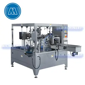 Automatic Large Solid Granule Beans Cereals Tea Powder Filling And Sealing Rotary Packing Machine