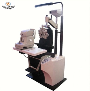 Conjunto de máquinas motorizadas ópticas, conjunto de máquinas para exame de visão óptica, unidade de cadeira oftalmática refratora optometria - Product Image 1
