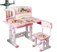 Ensemble de tables et de chaises modernes en bois pour enfants, 1 bureau, 1 chaise, 1 carton pour l'école, la chambre à coucher, le salon, hauteur réglable
