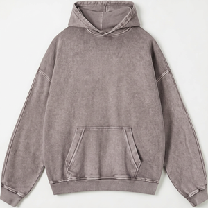 Sweat-shirt en molleton de coton pour homme, personnalisé, avec impression, à capuche, coupe classique, poche avant, service OEM - Product Image 1