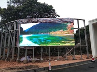 Direct d'usine 6000cd/m2 affichage LED fixe installé en extérieur pour panneau d'affichage publicitaire LED