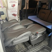Kit de rotation des sièges de la rangée intermédiaire Maxus G10 G20, réglage électrique, support de repose-jambes, installation non destructive, fibre de carbone