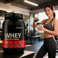 Protéine de lactosérum isolée BCAA pour la santé, soutien à la masse musculaire maigre, complément alimentaire pour adultes avec 20 à 29 g de protéines par portion