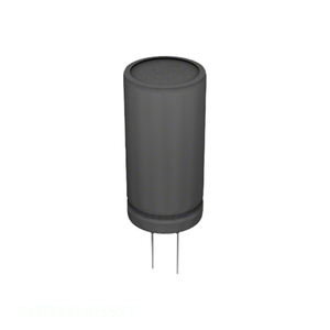 ตัวแทนจำหน่ายอย่างเป็นทางการ ตัวเก็บประจุแบบ CAP ALUM 3300UF 20% 35V RADIAL 3300 uF แบบ Through Hole รุ่น SXR332M035ST - Product Image 1