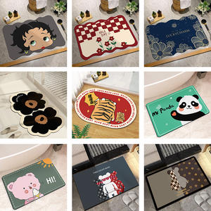 Tapete de Entrada Personalizado de Tierra de Diatomeas Absorbente, Tapete Antideslizante para Baño, Alfombra de Baño - Product Image 5