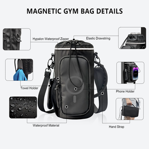 Bolsa <span class=keywords><strong>Deportiva</strong></span> Personalizada con Logotipo, Bolsa de Gimnasio Pequeña para Hombres y Mujeres, para Viajes y Entrenamiento - Product Image 6